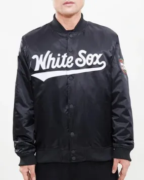 Men’s Pro Standard Chicago White Sox Satin Jacket Black