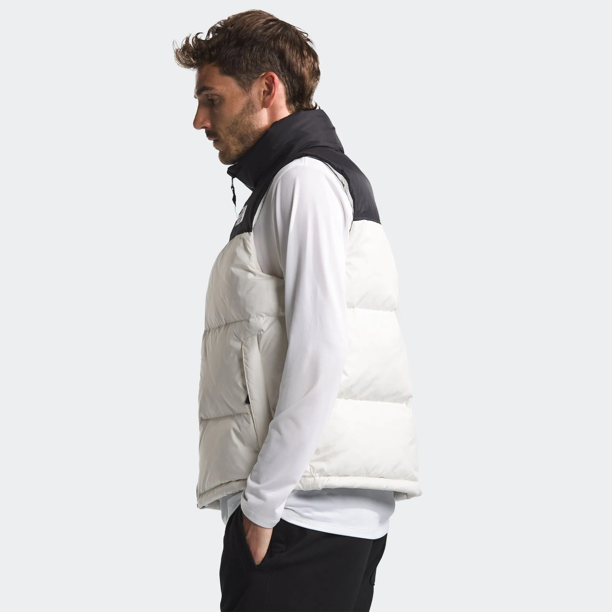 Men's The North Face 1996 Retro Nuptse Vest White Dune