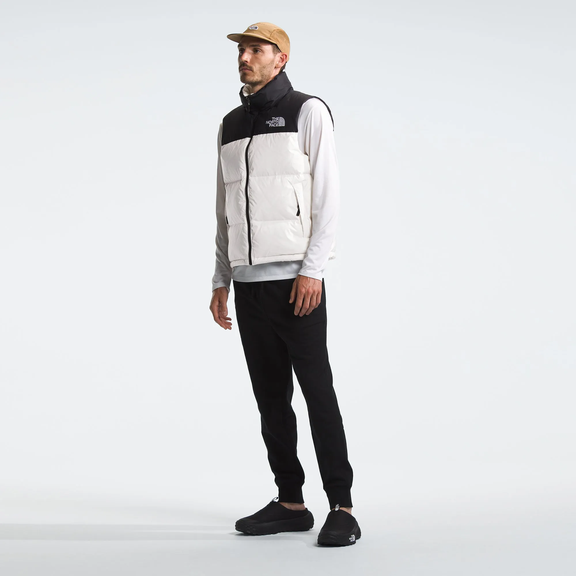 Men's The North Face 1996 Retro Nuptse Vest White Dune