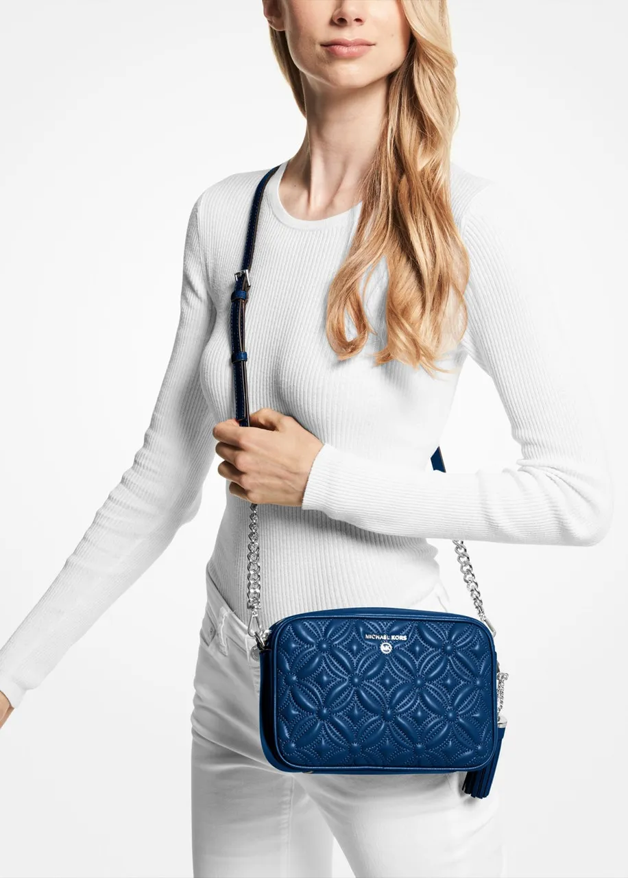 MICHAEL MICHAEL KORS Jet set medium quilted camera bag -                         -                     -                