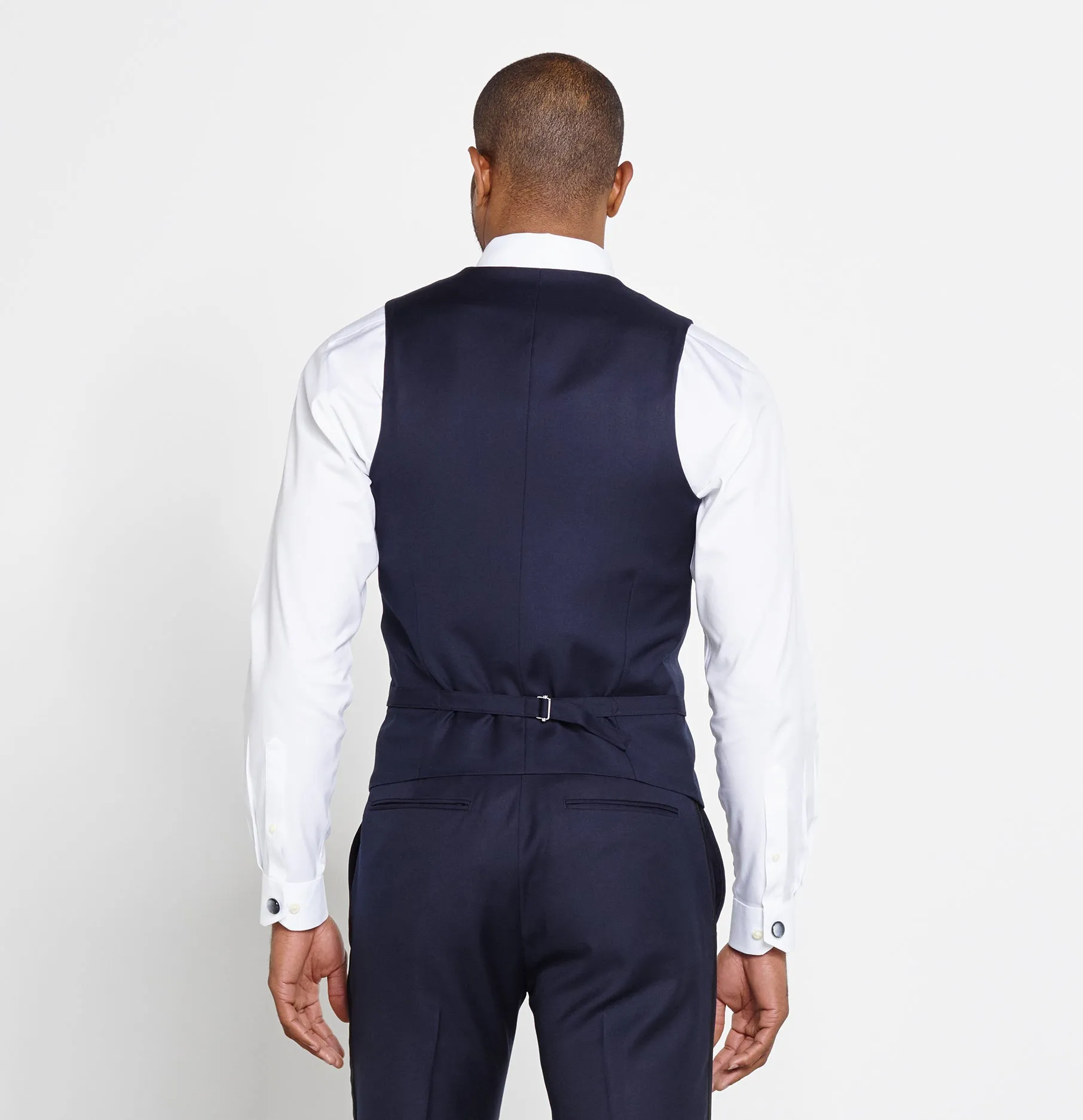 Midnight Blue Tuxedo Vest