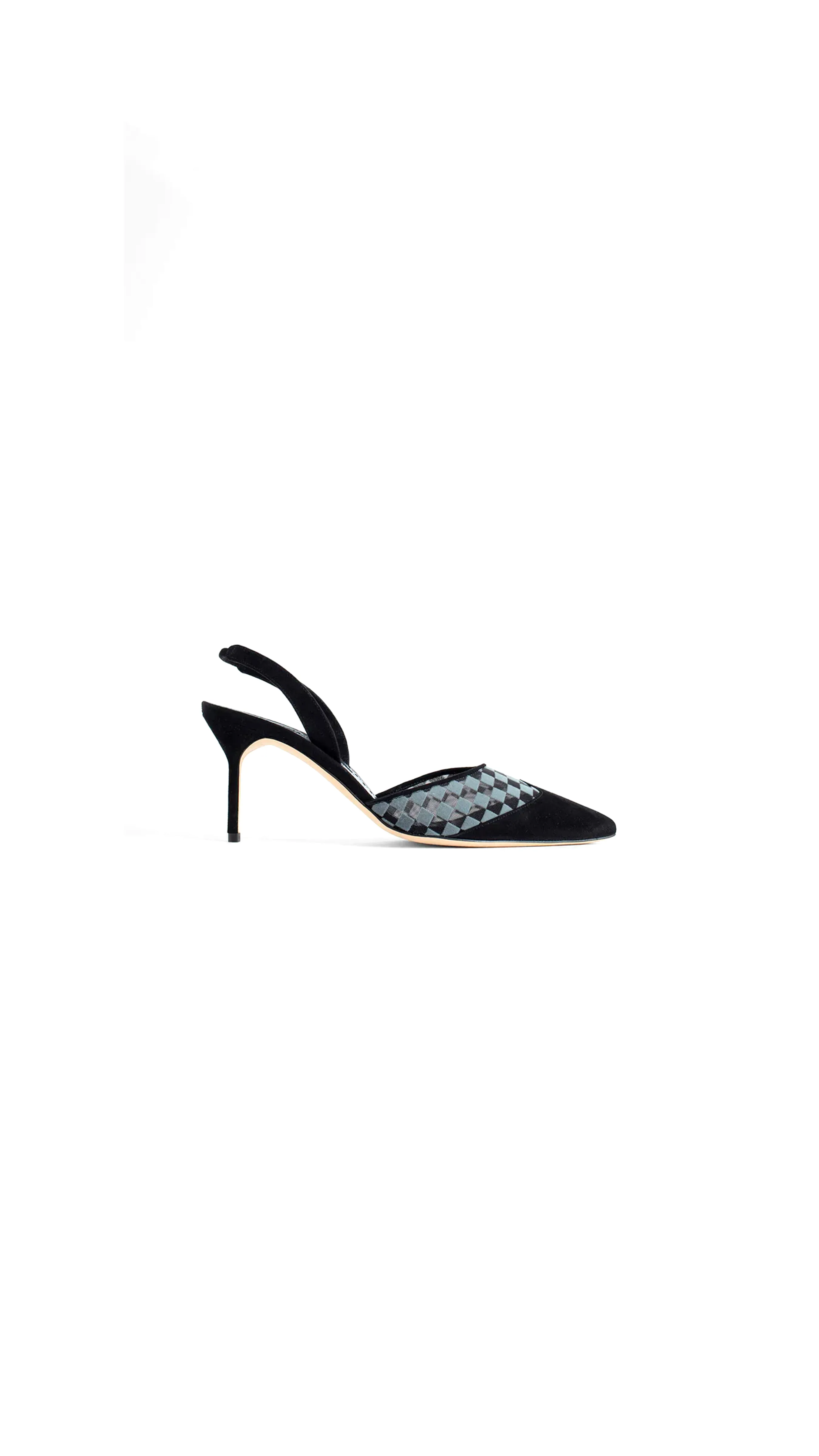 Mingosli Gala 070 Slingback Mules - Black