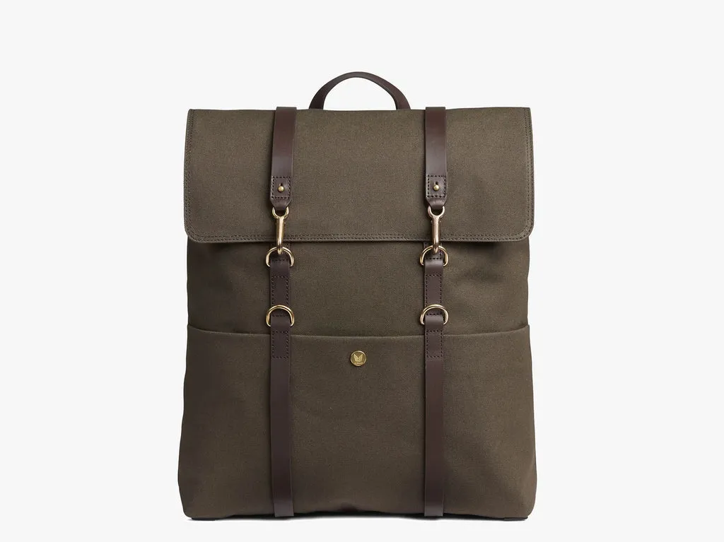 Mismo Backpack - Army / Dark Brown