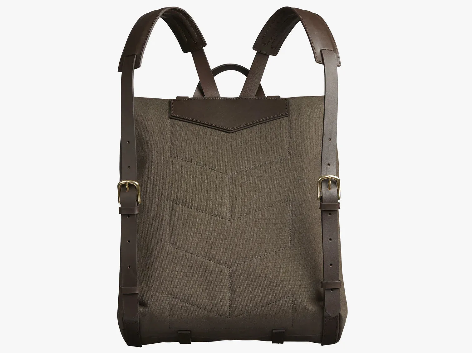 Mismo Backpack - Army / Dark Brown