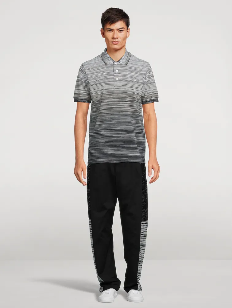 MISSONI Cotton Striped Polo Shirt