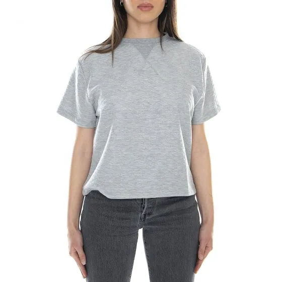 Motel Rocks Womens Plazma Quilt Marl Grey T-Shirt