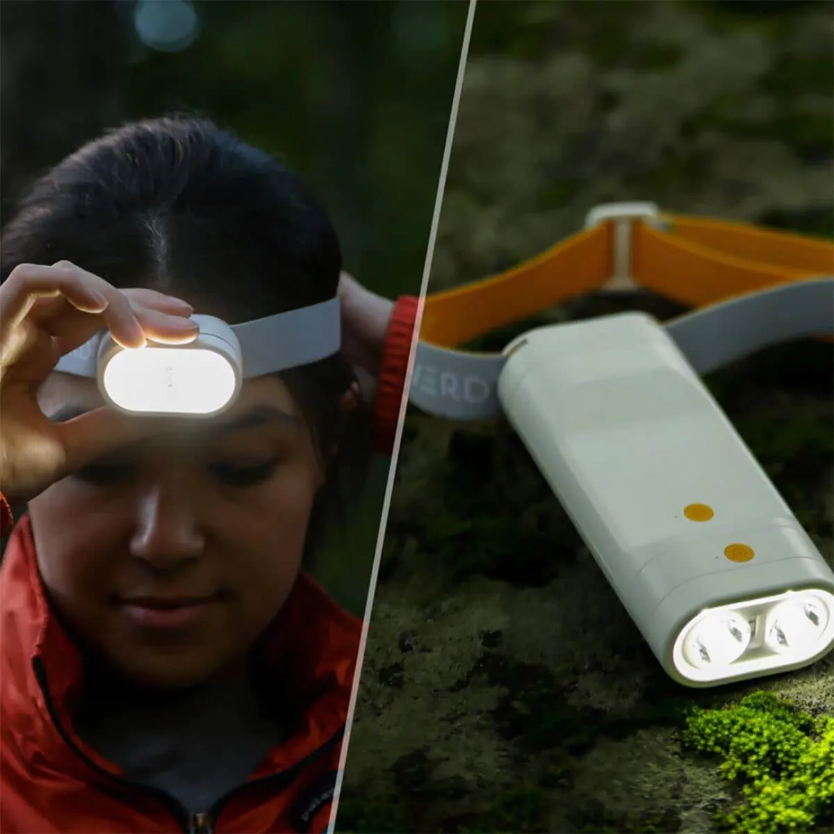 MPOWERD MPOWERD Luci Beam: 2-in-1 LED Solar Powered Headlamp and Flashlight