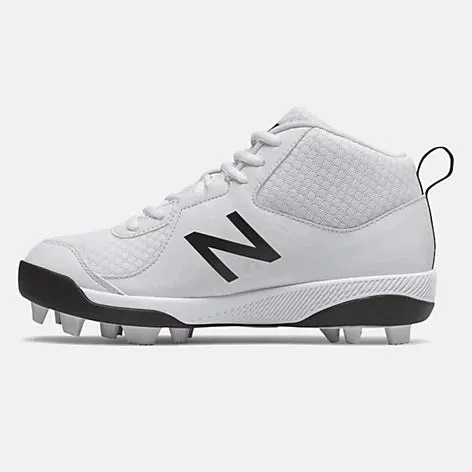 New Balance 3000v5 Youth Molded Cleats - White (J3000SW5)