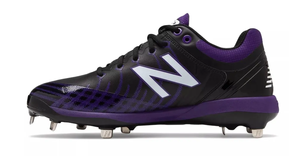 New Balance 4040v5 Metal Spikes - Black/Purple (L4040BP5)