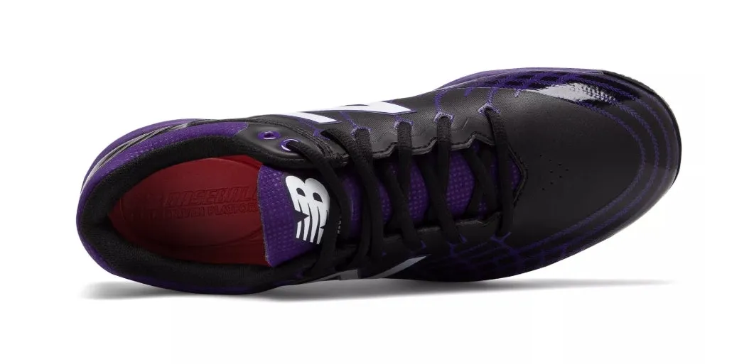 New Balance 4040v5 Metal Spikes - Black/Purple (L4040BP5)