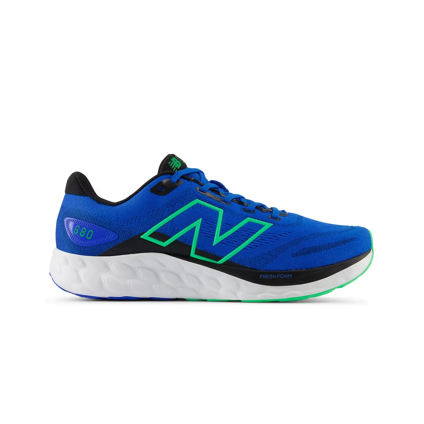 NEW BALANCE 680V8 BLUE OASIS/LIME LEAF/BLACK/WHITE - MENS