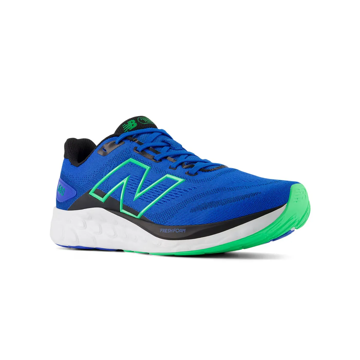 NEW BALANCE 680V8 BLUE OASIS/LIME LEAF/BLACK/WHITE - MENS