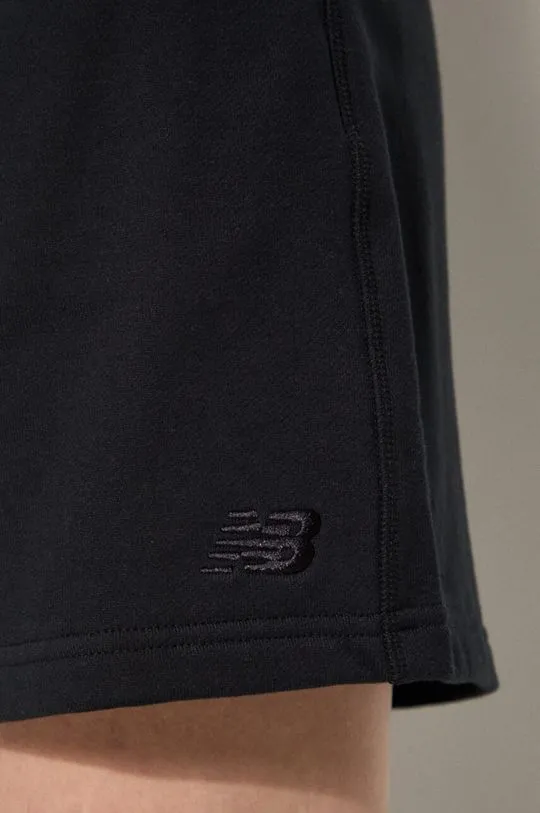 New Balance cotton shorts black color