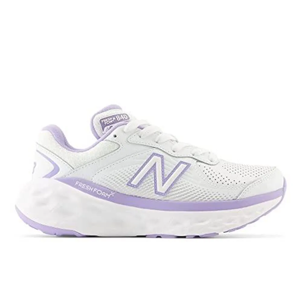 NEW BALANCE FRESH FOAM X 840F WHITE/LILAC - WOMENS