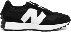 New Balance lace-up logo-patch sneakers Black