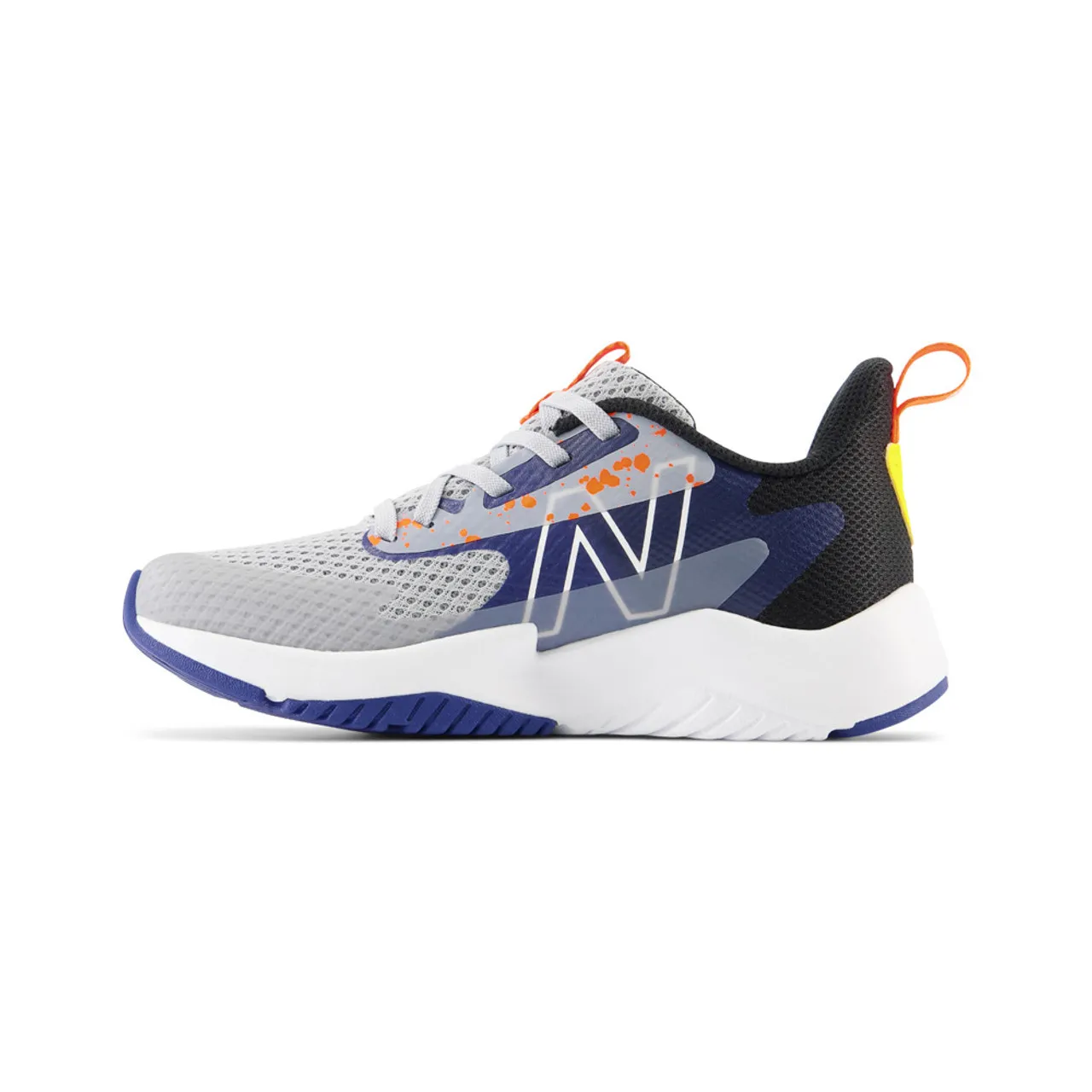 New Balance Little Kids Rave Run v2 - Rain Cloud / Night Sky / Blaze Orange