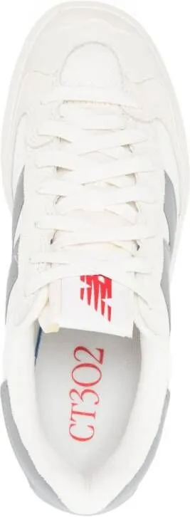 New Balance logo-patch lace-up sneakers White