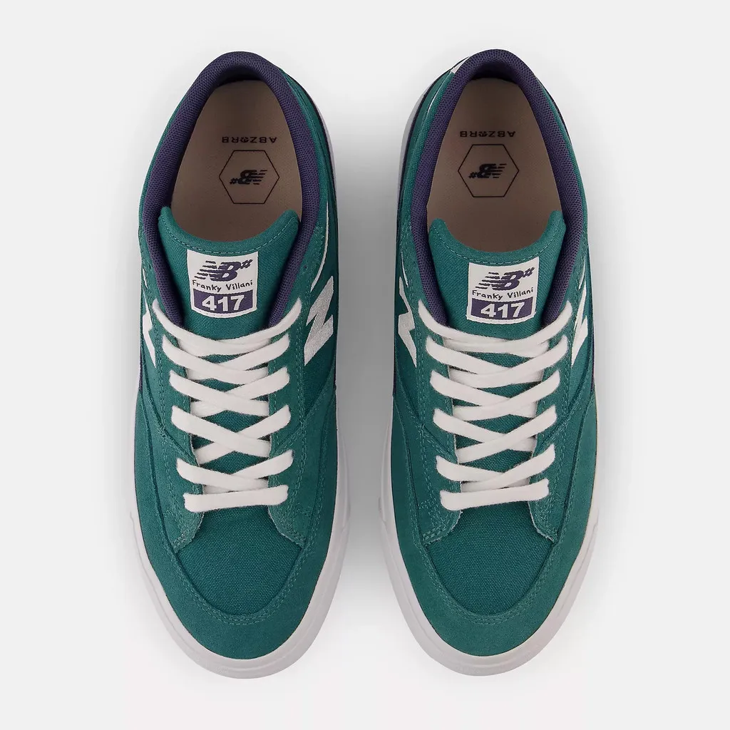 New Balance Numeric Franky Villani 417 (Vintage Teal/White) FREE USA SHIPPING