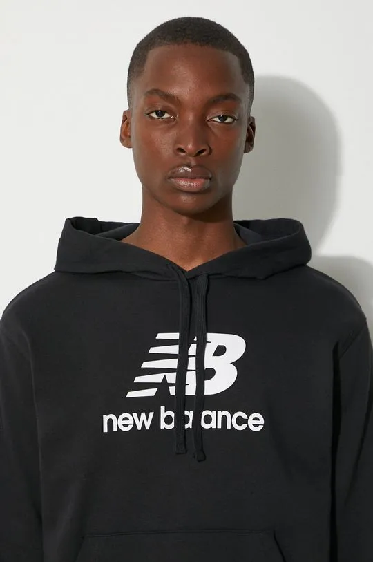 New Balance sweatshirt men's black color