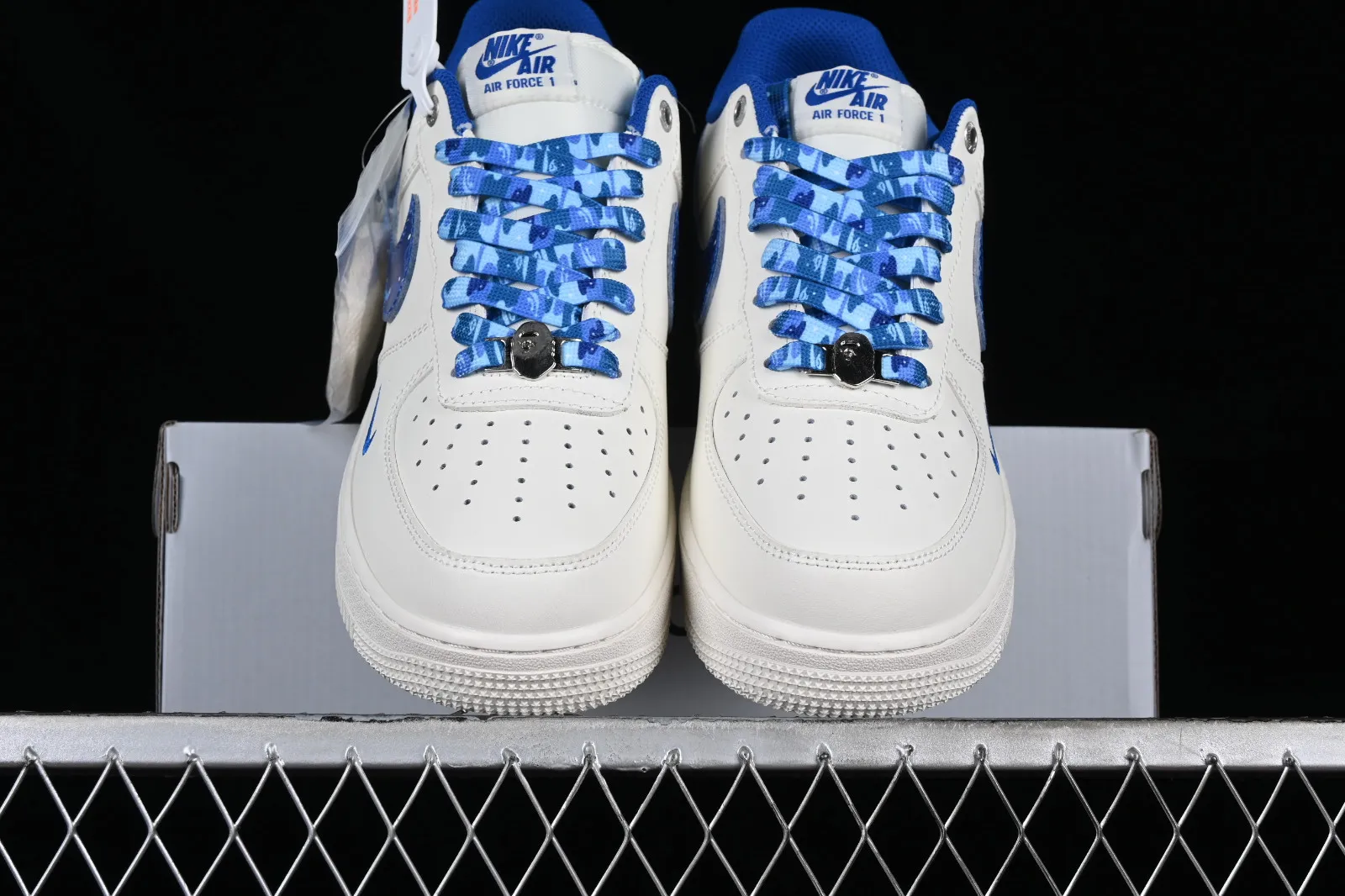 Nike Air Force 1 07 Low BAPE White Navy Blue PF9055-759