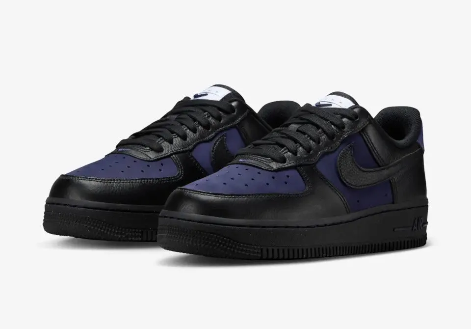 Nike Air Force 1 07 Low Black Purple Ink DZ2708-500