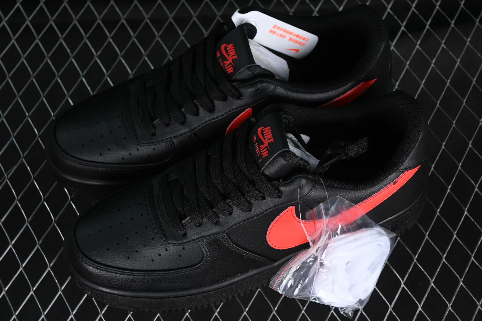 Nike Air Force 1 07 Low Black Red CI9553-011