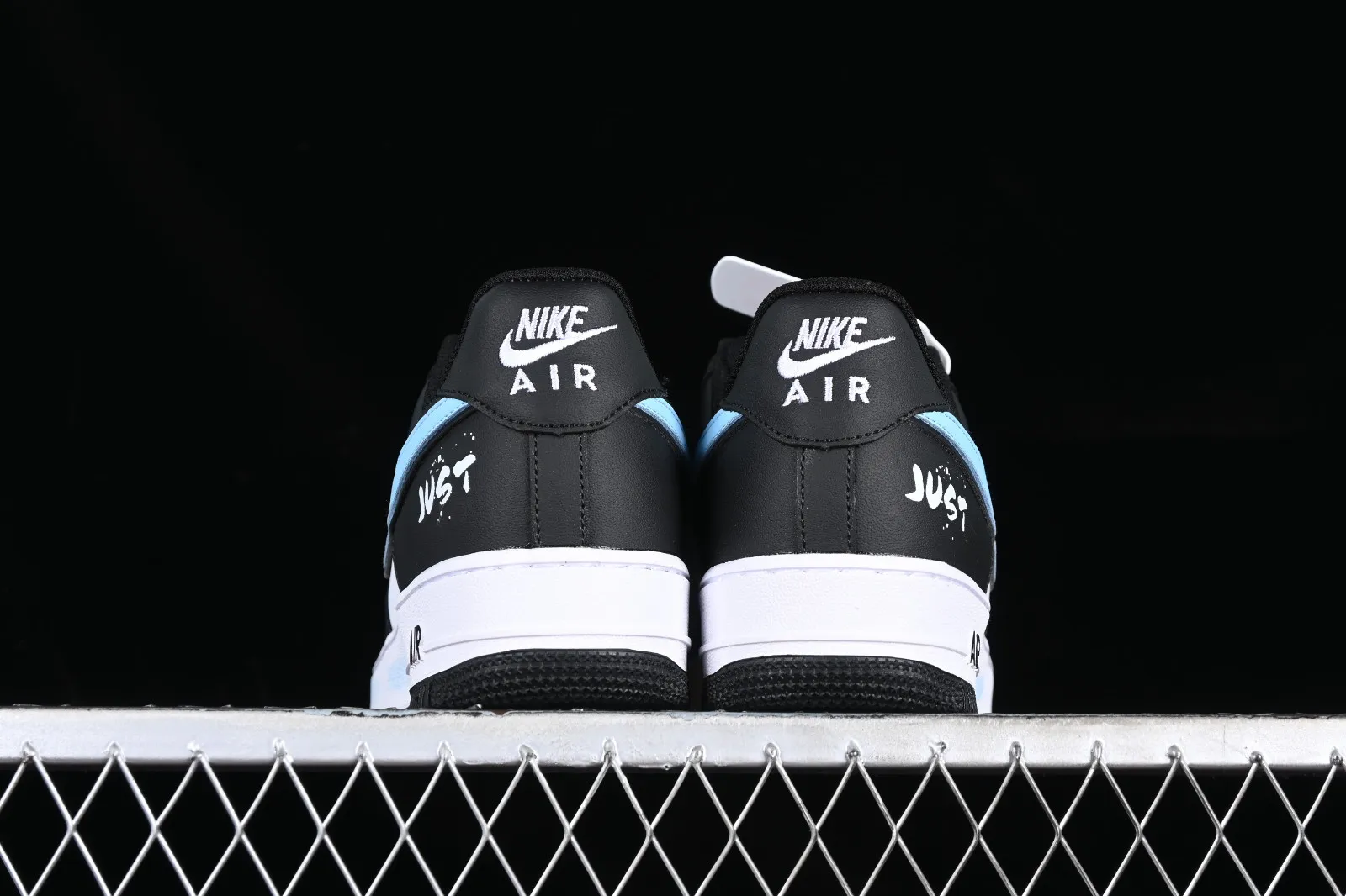 Nike Air Force 1 07 Low Black White Blue DV0788-006