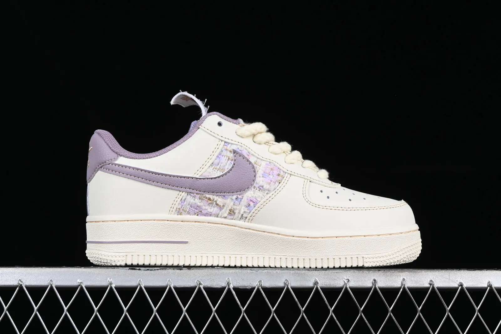 Nike Air Force 1 07 Low Just Do It Purple Off White FJ7740-019