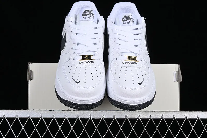 Nike Air Force 1 07 Low Swoosh White Black CV5696-969