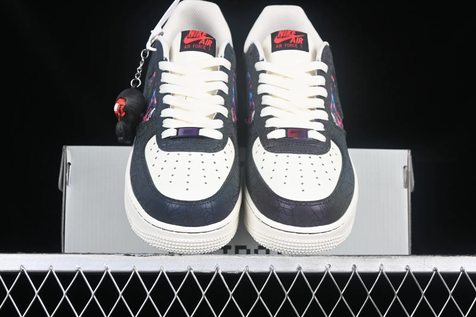 Nike Air Force 1 07 Low Venom White Black Purple DY2023-023