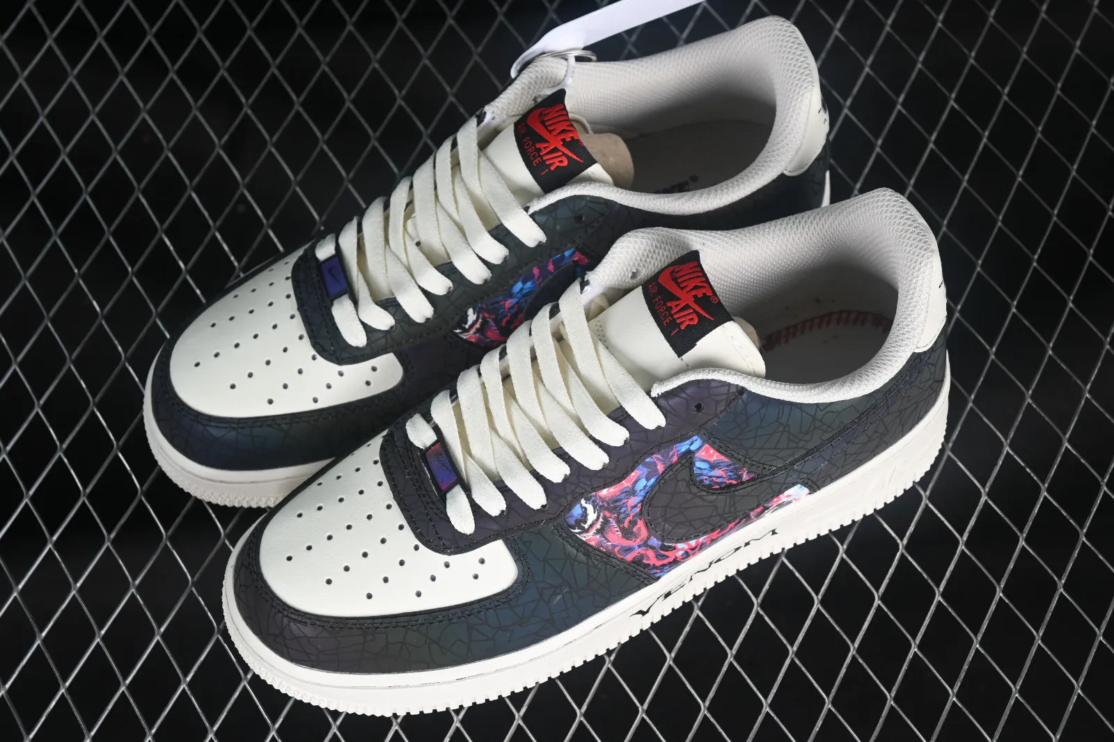 Nike Air Force 1 07 Low Venom White Black Purple DY2023-023