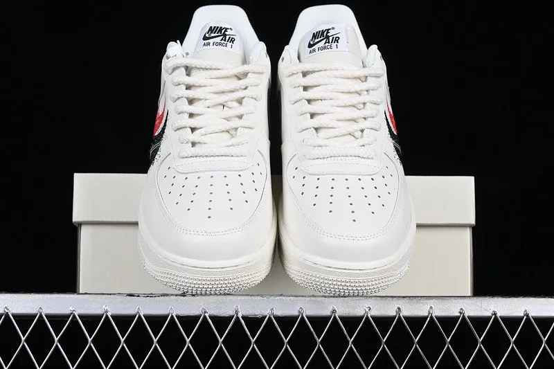 Nike Air Force 1 07 Low White Black Red FD0660-300