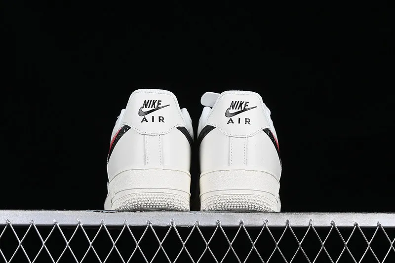 Nike Air Force 1 07 Low White Black Red FD0660-300