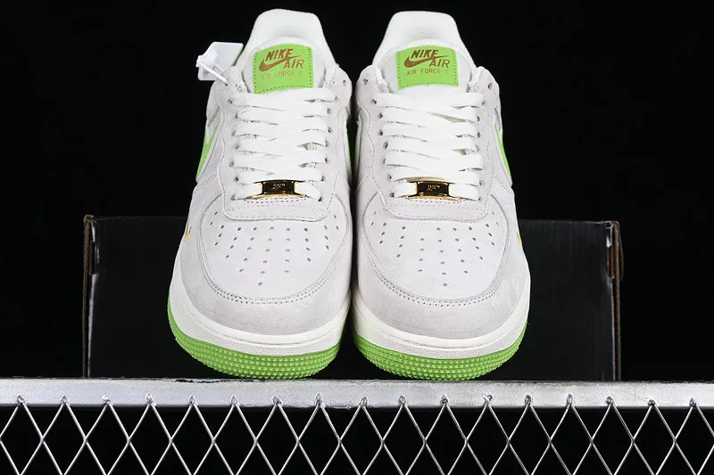 Nike Air Force 1 07 Low White Grey Green KK5636-320