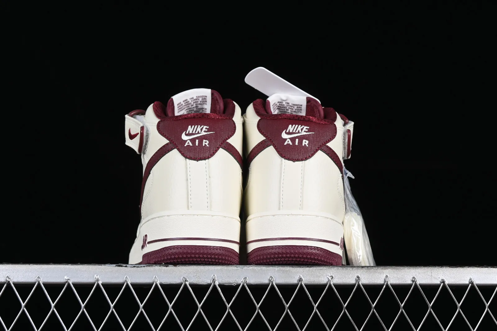 Nike Air Force 1 07 Mid Off White Dark Red PA0920-008