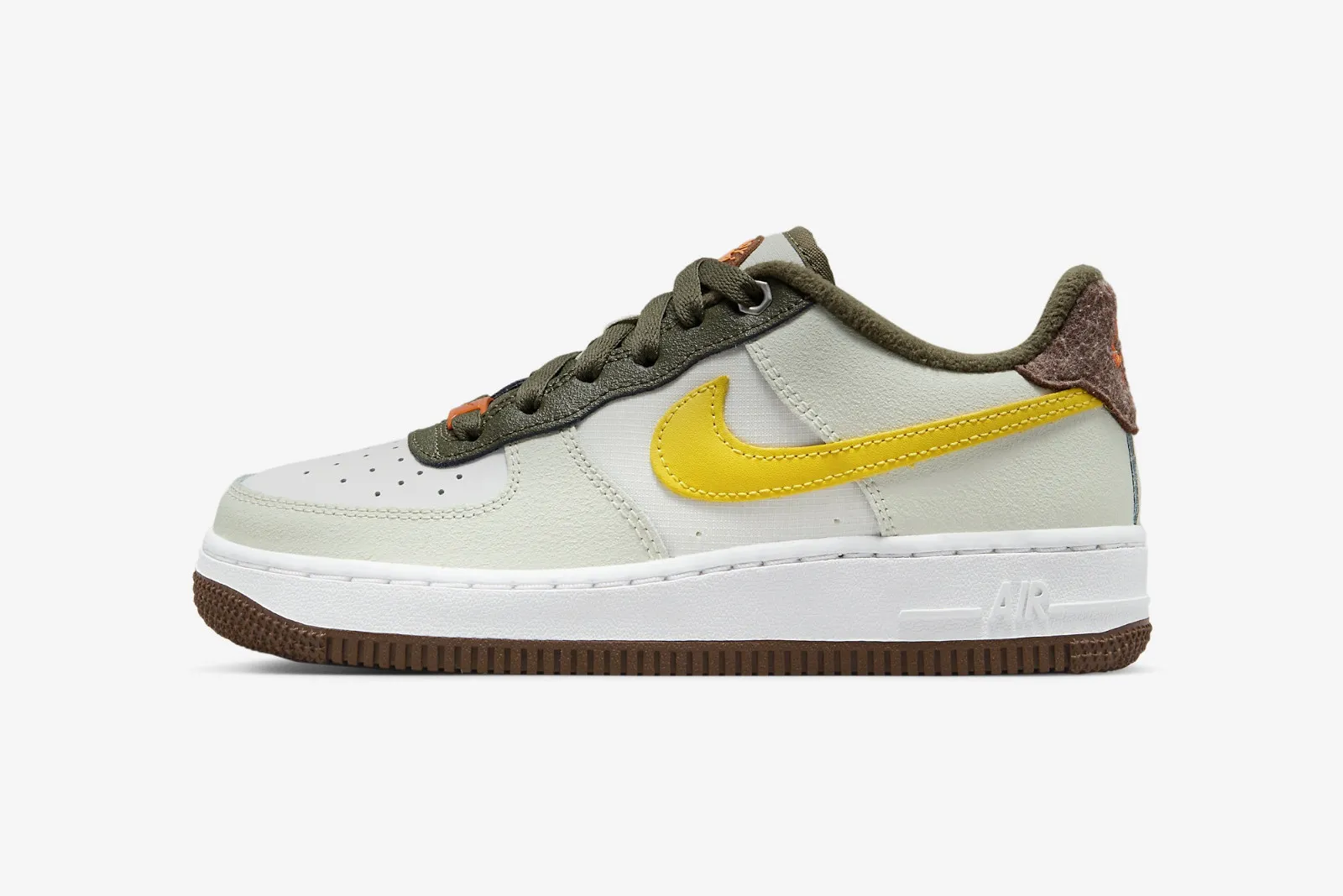 Nike Air Force 1 Low GS Ready Play Summit White Campfire Orange Vivid Sulfur FV3647-171