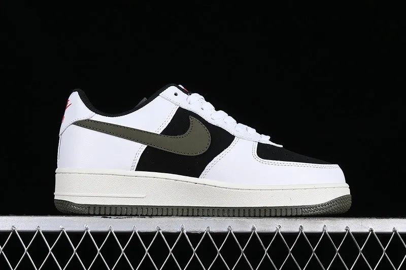 Nike Air Force 1 Low White Black Green Red AV0383-226