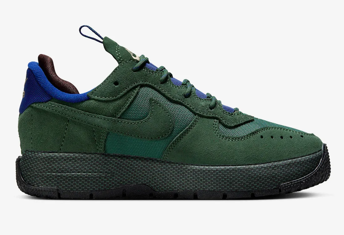 Nike Air Force 1 Wild Fir Green Earth Deep Royal Blue FB2348-300