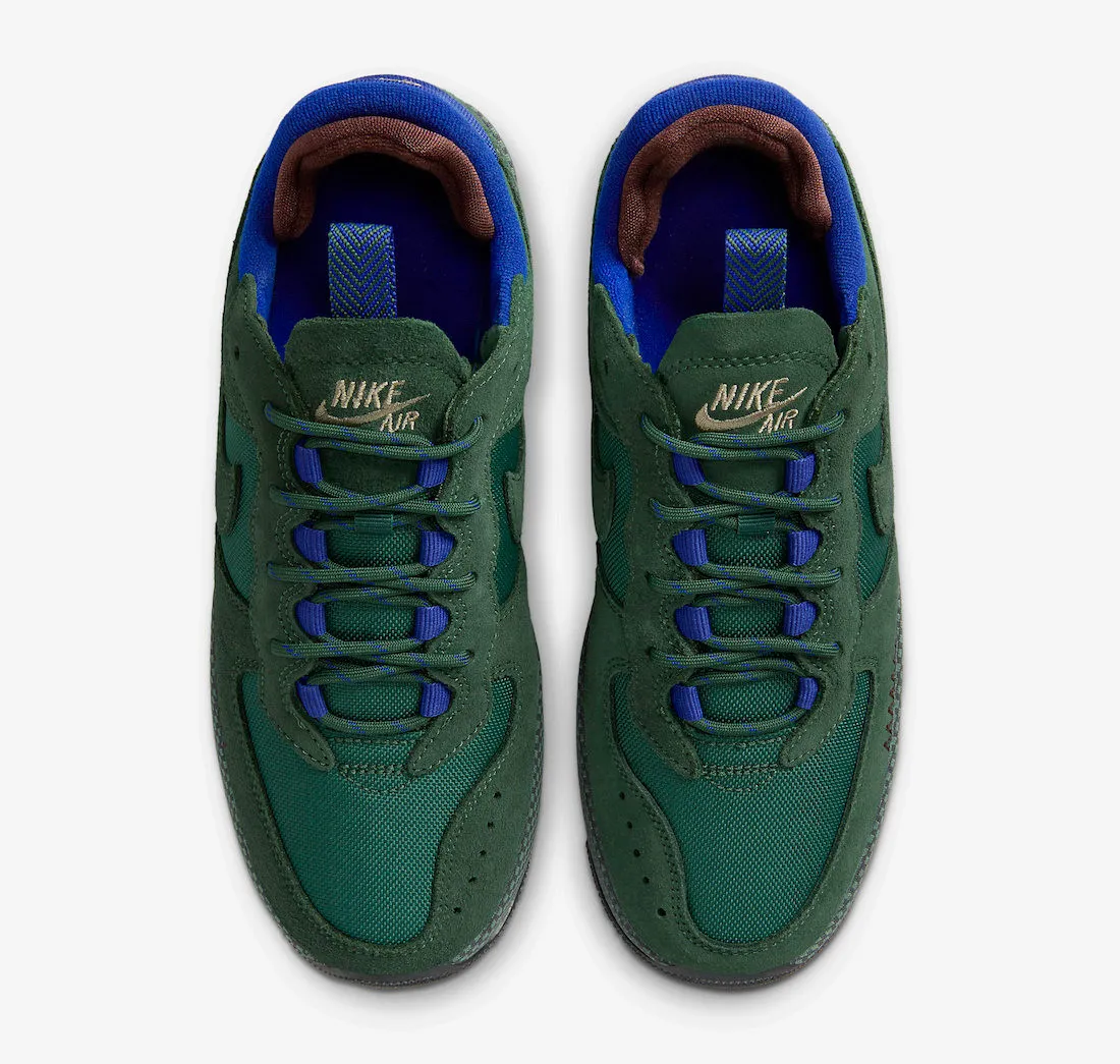 Nike Air Force 1 Wild Fir Green Earth Deep Royal Blue FB2348-300