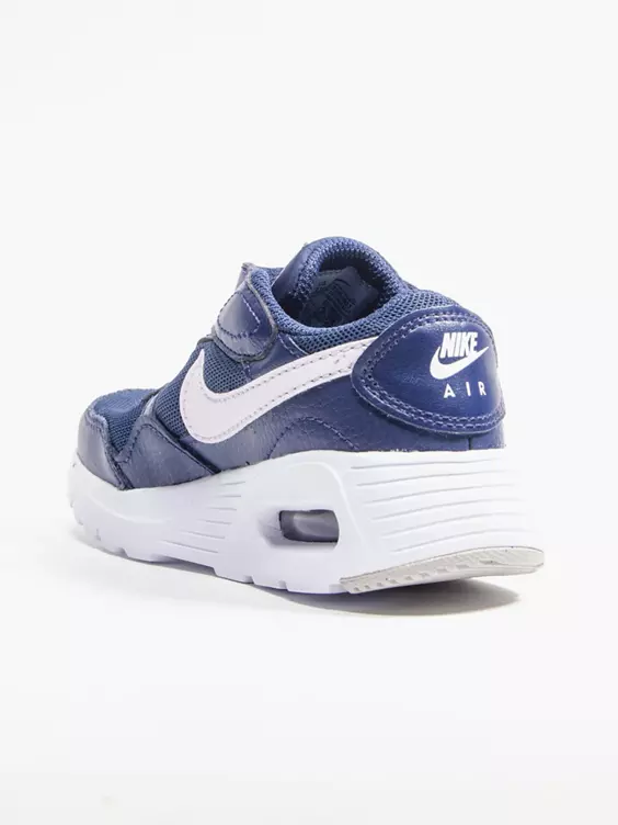 Nike  Infant Air Max SC Navy/White Velcro Trainers