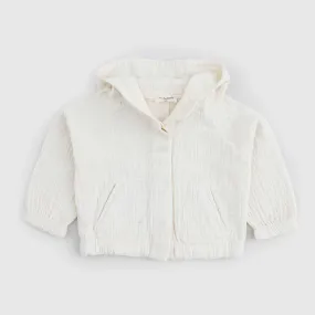 One More In The Family Gennaro Beige Jacket For Newborns