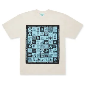 Online Ceramics  Mountain Mist Quilt Tee Off-White 