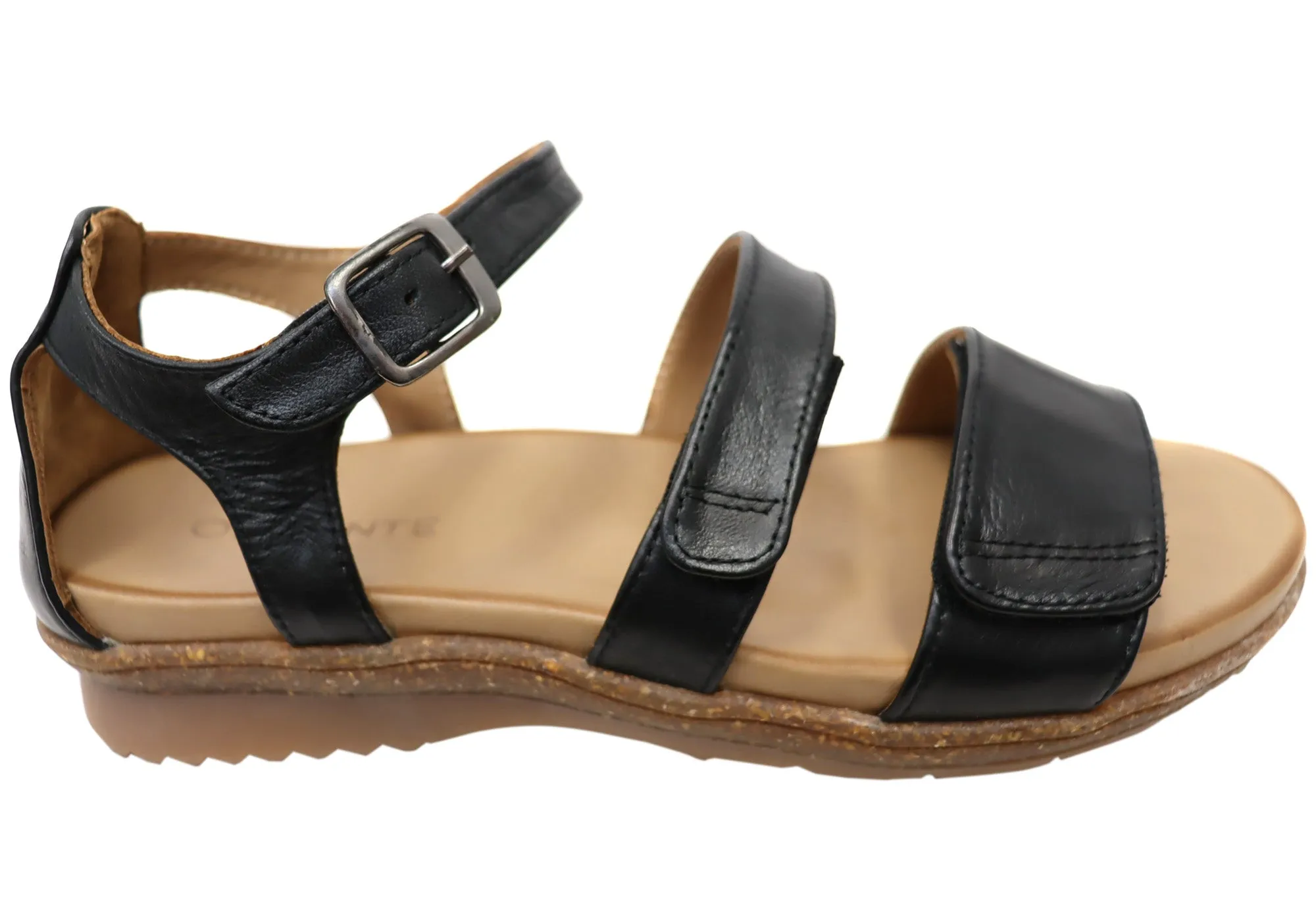 Orizonte Rye Womens Comfortable European Leather Sandals