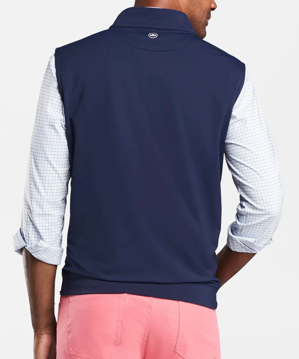 Peter Millar Galway Stretch Terry Quarter-Zip Vest