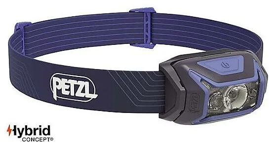 Petzl Actik 450 Lumen Headlamp Blue