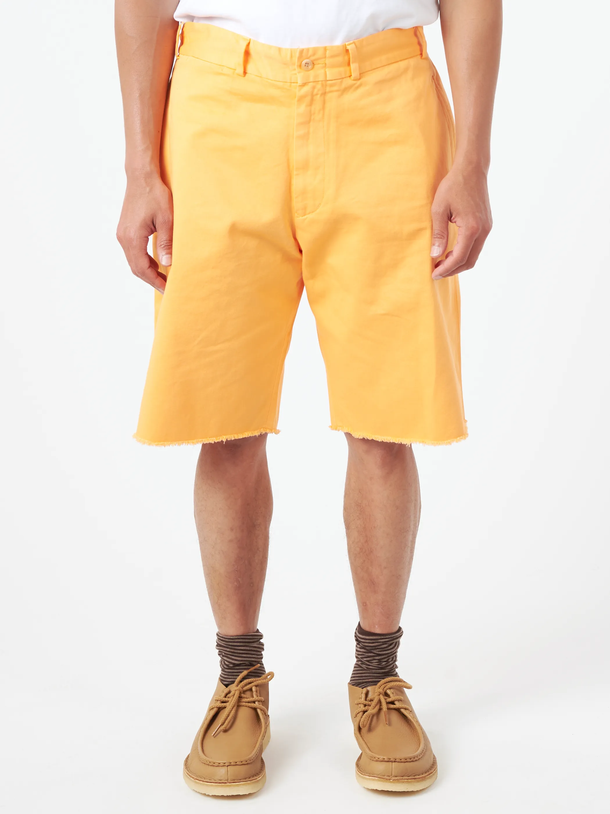 Plain Front Shorts