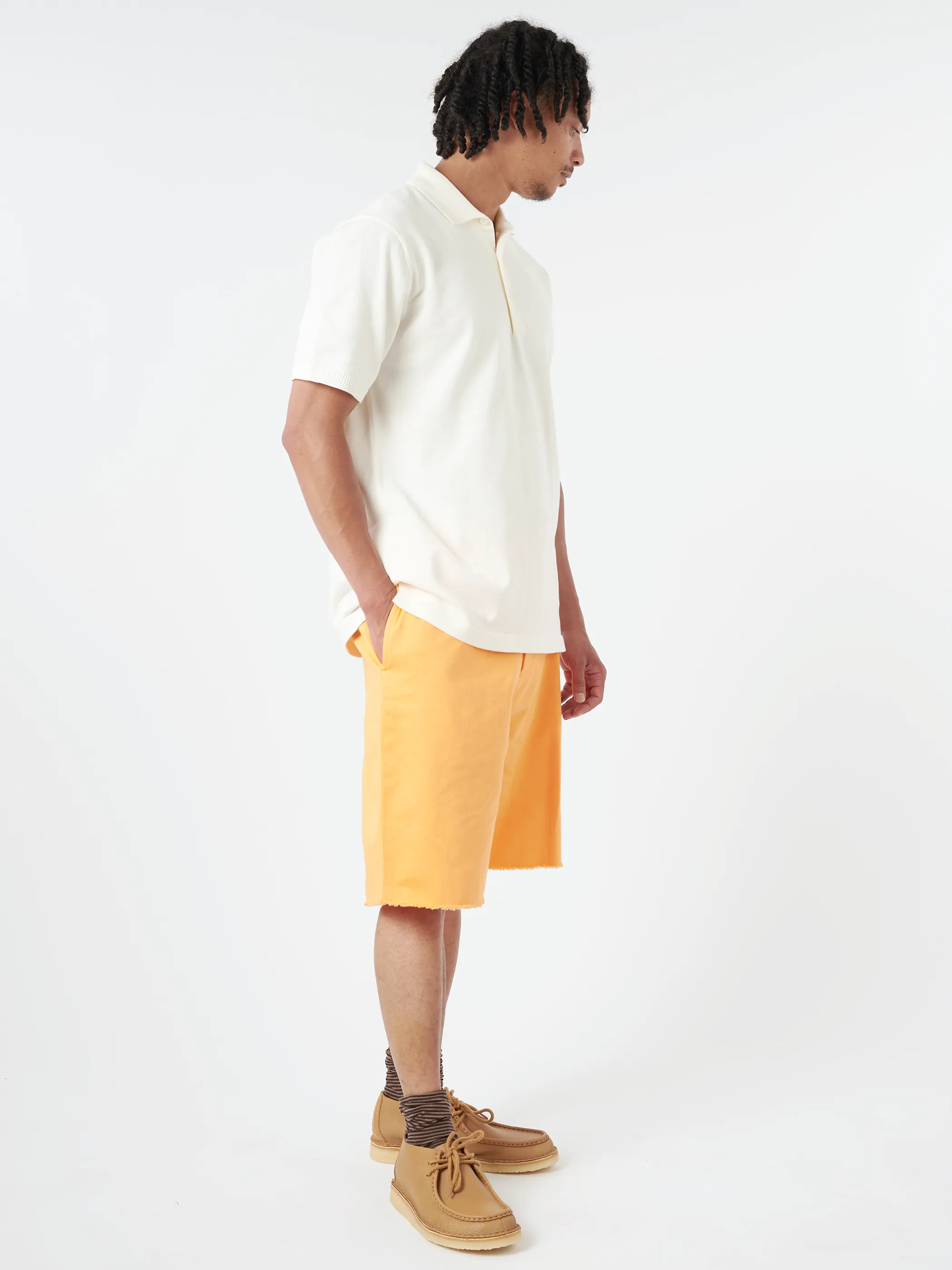 Plain Front Shorts