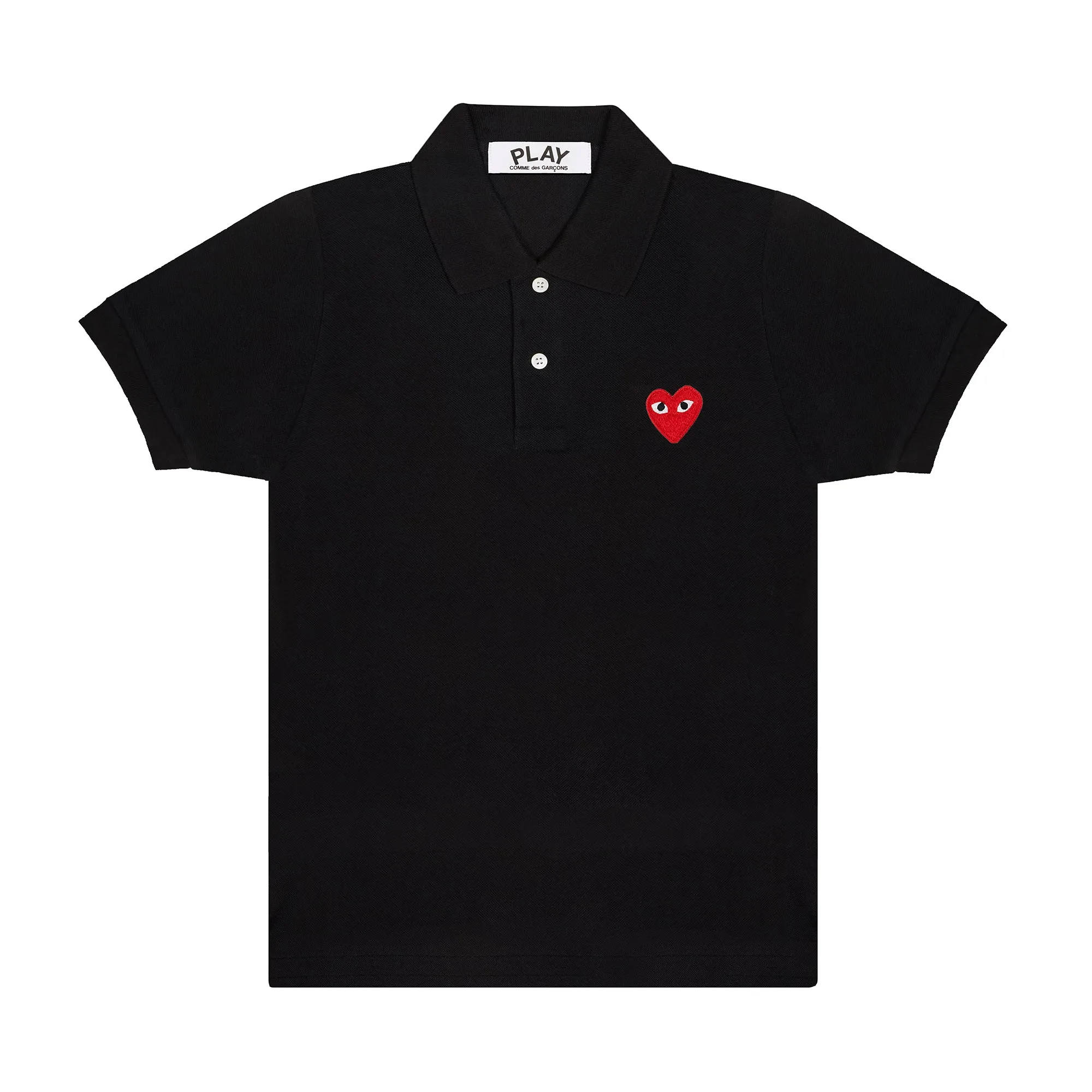 Play Red Polo Shirt  Black