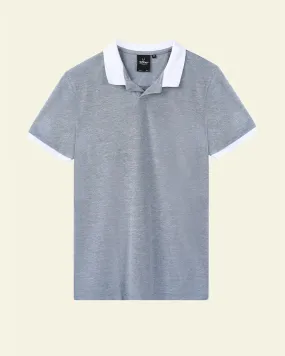 Polo Tee with Contrast Collar