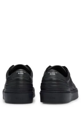 Porsche x BOSS leather trainers with padded details